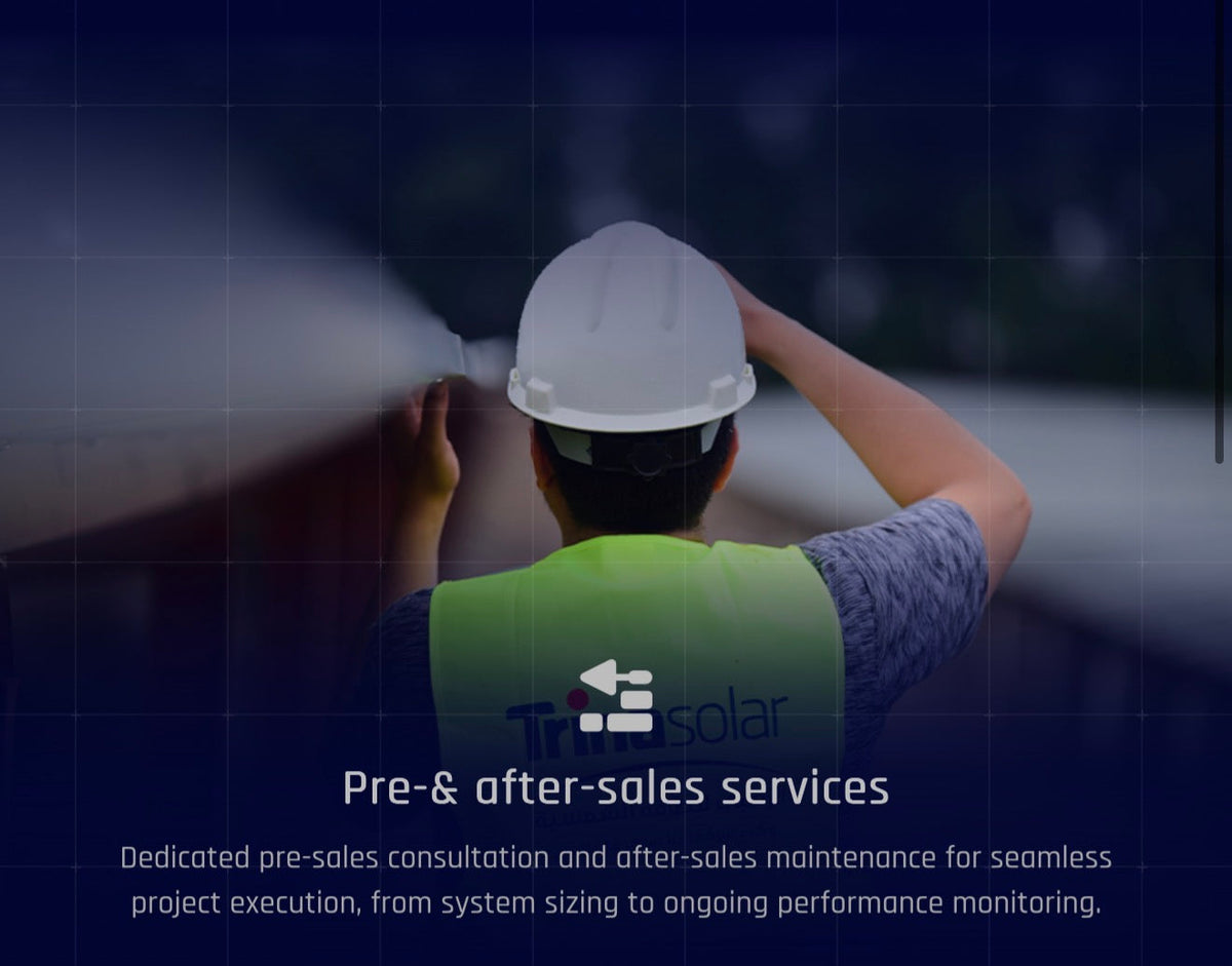 Pre-& after-sales services
